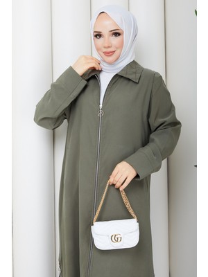 Pamuk Butik Kadın Eteği Fermuar Detaylı Giy Çık Kap -PMK561