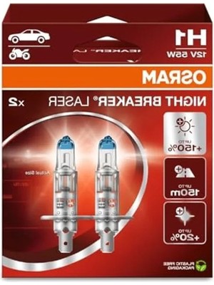 Bella Vista H1 Night Breaker Laser Ampul, 55W 12V 2'li Set