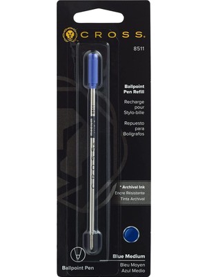Cross 8511D C1 Slim Tükenmez Refil Mavi Medium Uç