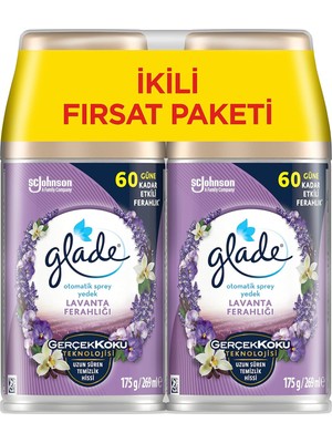 Glade Lavanta 2' Yedek Otomatik Sprey (2 x 269 Ml)