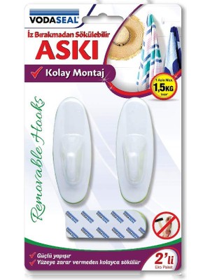 Vodaseal 53.01.080 2' Bırakmaz Büyük Oval Askı,