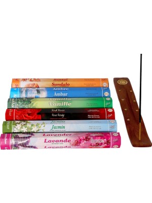 Flute Çubuk Tütsü Seti, 6’lı Karma Tütsü Seti 6X20 (120 Çubuk)