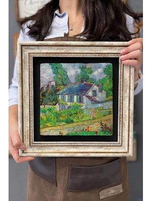 Empressco Taşlı Çerçeveli Duvar Dekoru, 30X30 Cm, Şık ve Modern Tasarım