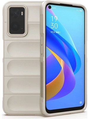 Kuhi Mey Ithalat®  Realme 9i 4g Kılıf Optimum Silikon - Krem