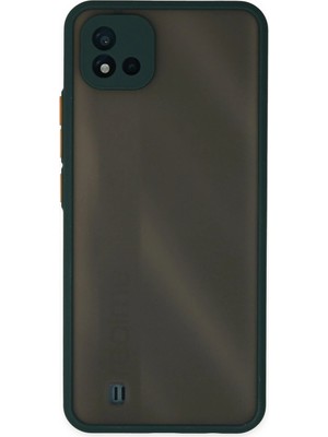 Kuhi Mey Ithalat®  Realme C11 2021 Kılıf Montreal Silikon Kapak - Yeşil