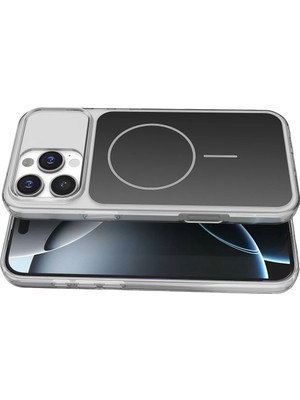 Kuhi Mey Ithalat®   iPhone 16 Pro Max Bruma Magsafe Kapak - Siyah