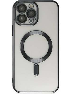 Kuhi Mey Ithalat®  iPhone 13 Pro Kılıf Kross Magneticsafe Kapak - Siyah