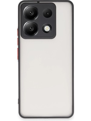 Kuhi Mey Ithalat®   Redmi Note 13 5g Kılıf Montreal Silikon Kapak - Siyah