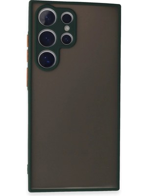 Kuhi Mey Ithalat®  Samsung Galaxy S24 Ultra Kılıf Montreal Silikon Kapak - Yeşil