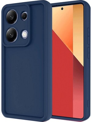 Kuhi Mey Ithalat®   Redmi Note 13 Pro 4g Kılıf Viera Silikon - Lacivert