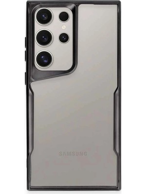 Kuhi Mey Ithalat®  Samsung Galaxy S25 Ultra Kılıf Boyi Silikon Kapak - Siyah