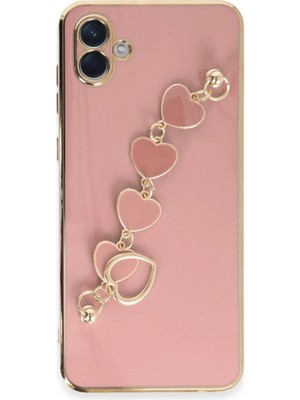 Kuhi Mey Ithalat®  Samsung Galaxy A04E Kılıf Esila Silikon - Pudra