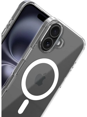 Kuhi Mey Ithalat®   iPhone 17 Combo Sert Şeffaf Magsafe Kapak - Şeffaf