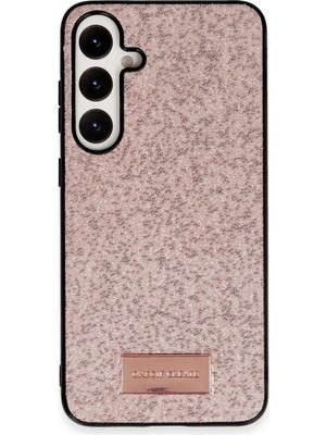 Kuhi Mey Ithalat®  Samsung Galaxy A25 5g Bright Simli Kapak - Pembe
