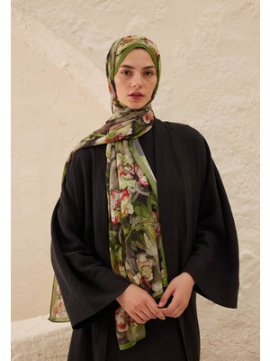 Fresh Scarfs Lavinia Desen Rami Şal Siyah