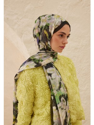 Fresh Scarfs Dora Desen Rami Şal Yeşil