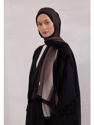 Fresh Scarfs Color Brush Desen Rami Şal Siyah