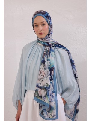 Fresh Scarfs Nerissa Desen Rami Şal İndigo