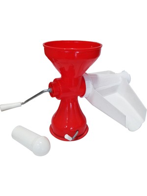 Go İthalat Plastik Süzgeçli - Hazneli Salça Makinesi  Metal Kollu Ev Yapımı Firesiz Pratik Kullanım BRKT-312007 (5224)