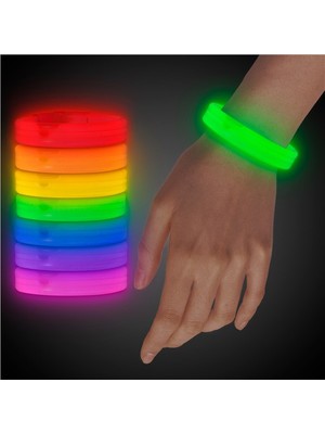 Go İthalat Glow Partisi Glow Ekstra Kalın Fosforlu Bileklik  6 Renk 6 Adet (5224)