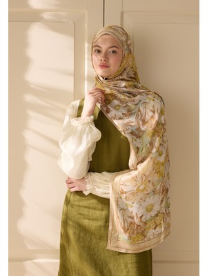 Fresh Scarfs Jasmine Joy Desen Rami Şal Bej