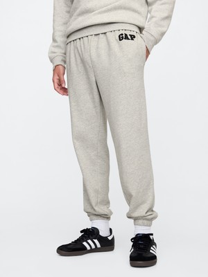 Gap Erkek Gri Gap Logo Fransız Havlu Kumaş Jogger Eşofman Altı