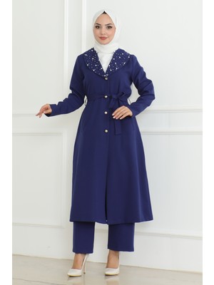 Missvalle Inci Detaylı Takım Indigo 19216