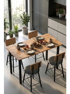 RetoDesign 60/140 Atlantik Çam Yemek Masası, Bilgisayar Masası; Oyuncu Masası 9002