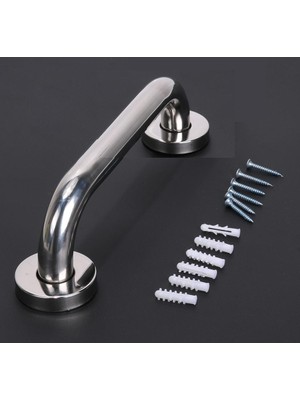 Almital Mobilya Aksesuarlari 25 cm. Paslanmaz Tutunma Barı, Tutamağı  Wc, Banyo, Duş, Klozet, Küvet Yanı Kullanım için .