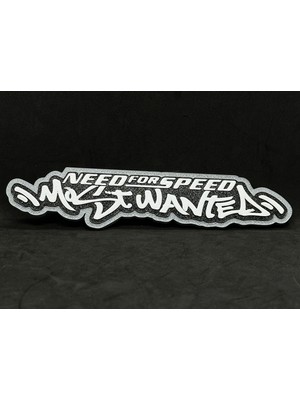 Goka 3D Craft Need For Speed(Nfs) Most Wanted Temalı 3D Duvar Dekoru - 18 cm Slim Versiyon (Çift Taraflı Bantlı)