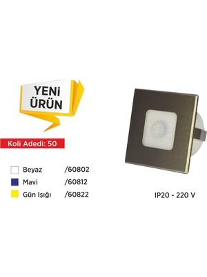 Mercan Sensörlü LED Spot 3000K / Akviva