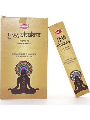 Mudanis Hem Yog Chakra Masala Aromalı Çubuk Tütsü 15 gr
