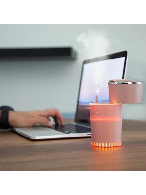 Uravas Store Lattice Ortam Nemlendirme ve Dezenfektan Buhar Makinesi (Pembe) USB