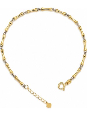 Sembol Gold 14 Ayar Bambu Altın Bileklik 1,05 Gram 17+2 cm