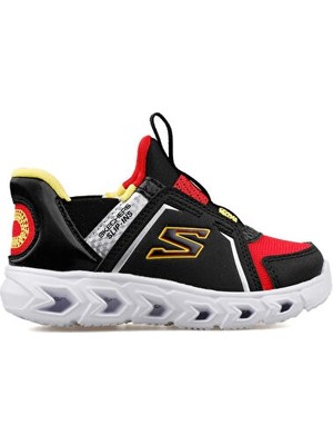 Skechers Hypno Flash 2.0 Bebek Günlük Işıklı Ayakkabı 403830N-BKRD Siyah
