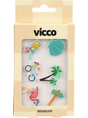 Vicco 996.A26Y.006 Summer Jibbitz Renkli