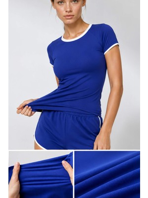 DeFacto Slim Fit Bisiklet Yaka Sporcu Kısa Kollu Tişört H9760AX26HS