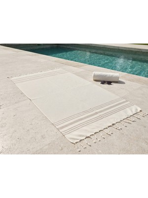 Ludia Ludıa Doğal Bambu Dokuma Hafif ve Çok Amaçlı Peştemal Havlu 170X97 cm