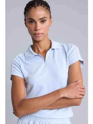 DeFacto Ultra Yumuşak Standart Fit Polo Yaka Sporcu Modal Kısa Kollu Polo Tişört H9765AX26HS