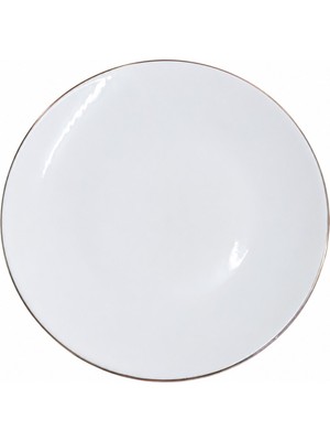 Tabak Evi Porselen Chic Altın Yaldızlı Pasta Tabağı 20,50CM Tekli