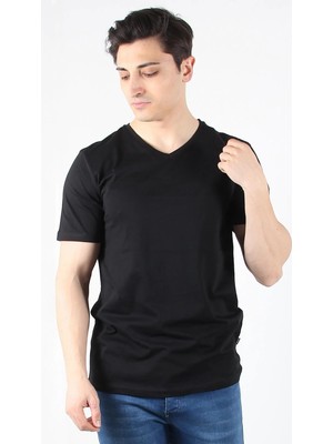Mckanzie 2021 V Yaka Basic Süprem Regular Fit T-shirt
