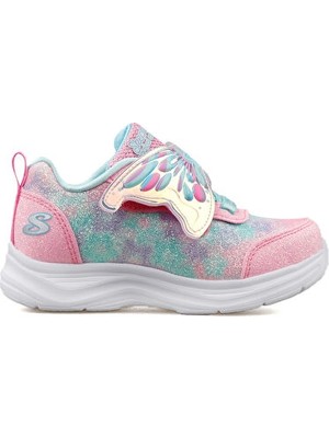 Skechers Glımmer Kıcks Bebek Günlük Işıklı Ayakkabı 303260N-PKTQ Pembe
