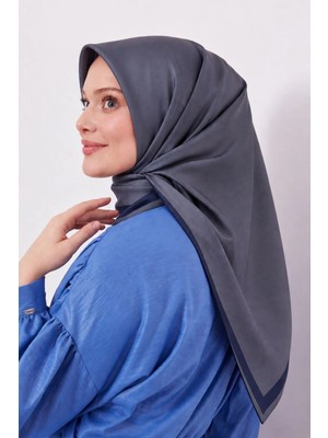 Lesscarves Çift Taraflı Düz Pamuk Ipek Eşarp LS2200