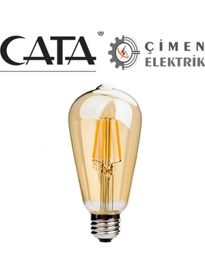 Eco Lounge Cata Ct 4350 4W LED Ampul 2700K Amber E27 Duy