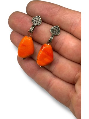 El Yapımı Tasarım Boncuk Küpe Şık Hediyelik