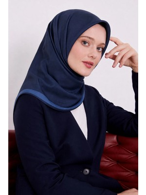 Lesscarves Çift Taraflı Düz Pamuk Ipek Eşarp LS2200
