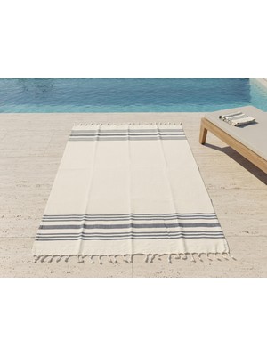Ludia Ludıa Doğal Bambu Dokuma Hafif ve Çok Amaçlı Peştemal Havlu 170X97 cm