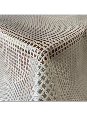 Empressco Şık Hasır Desenli Pvc Silinebilir Masa Örtüsü, Dayanıklı ve Kolay Temizlenir