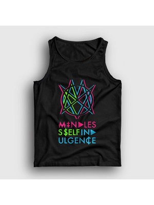 Presmono Unisex Siyah Logo Mindless Self Indulgence Rock Atlet