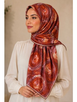 İmaj Butik Gül Kurusu Pamuklu Soft Eşarp